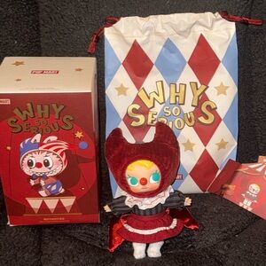 POP MART Why So Serious Vinyl Plush Doll ~ Crimson Dancer